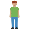 Man Standing: Medium Skin Tone Emoji 🧍🏽‍♂️ image - Twitter / X (Twemoji) style