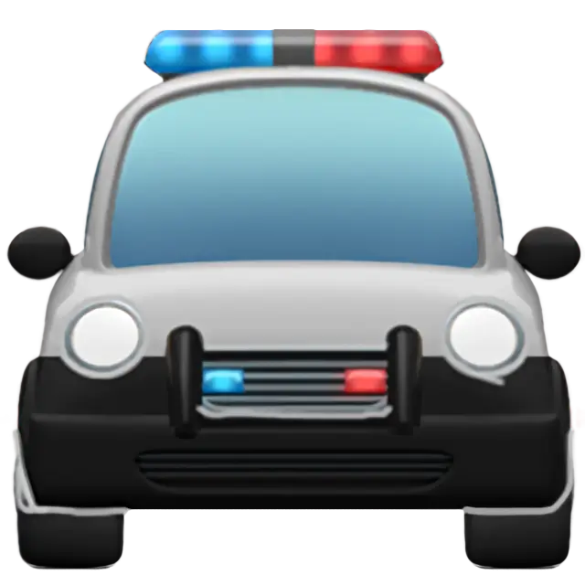 รถตำรวจที่กำลังจะมาถึง