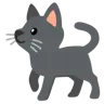 Black Cat Emoji 🐈‍⬛ image - Google Noto Color style