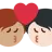 Kiss: Person, Person, Medium Skin Tone, Light Skin Tone