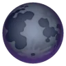 New Moon Emoji 🌑 image - Samsung style