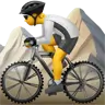 ปั่นจักรยานเสือภูเขา Emoji 🚵 image - Apple style