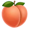 Emoji pesca 🍑 image - WhatsApp style