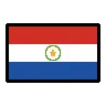 Flag: Paraguay Emoji 🇵🇾 image - OpenMoji style