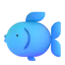 鱼 Emoji 🐟 image - Microsoft 3D Fluent style