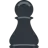 Black Chess Pawn