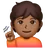 Deaf Person: Medium-Dark Skin Tone