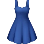 Dress Emoji 👗 image - Facebook Meta style