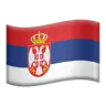 Flag: Serbia Emoji 🇷🇸 image - Apple style