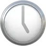 Emoji Orologio Face Five Oclock 🕔 image - Apple style