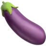 Aubergine Emoji 🍆 image - Apple style