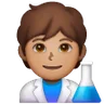 Scientist: Medium Skin Tone Emoji 🧑🏽‍🔬 image - Samsung style