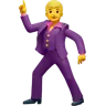 Emoji Dancing dell'uomo 🕺 image - Apple style
