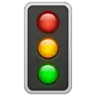 Semáforo vertical Emoji 🚦 image - WhatsApp style