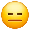 Expressionless Face Emoji 😑 image - Samsung style