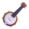 Banjo Emoji 🪕 image - Microsoft 3D Fluent style