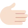 Rightwards Hand: Light Skin Tone Emoji 🫱🏻 image - Twitter / X (Twemoji) style