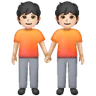 People Holding Hands: Light Skin Tone Emoji 🧑🏻‍🤝‍🧑🏻 image - Samsung style