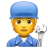 Mechanic Emoji 🧑‍🔧 image - WhatsApp style