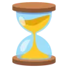 Sanduhr mit fließendem Sand Emoji ⏳ image - Google Noto Color style
