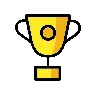 Trophy Emoji 🏆 image - OpenMoji style