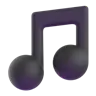 음표 Emoji 🎵 image - Microsoft 3D Fluent style