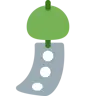 Emoji Wind Chime 🎐 image - Twitter / X (Twemoji) style
