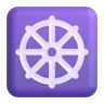 Emoji Roata Dharmelor ☸ image - Microsoft 3D Fluent style