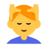 Man Getting Massage Emoji 💆‍♂️ image - Tossface style