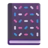 Emoji Notebook con copertina decorativa 📔 image - Microsoft 3D Fluent style