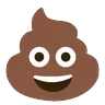 Emoji Mucchio di cacca 💩 image - Google Noto Color Animated style