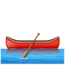 เรือแจว Emoji 🛶 image - WhatsApp style