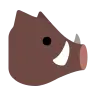 Domuz Emoji 🐗 image - Tossface style
