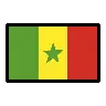Flag: Senegal Emoji 🇸🇳 image - OpenMoji style