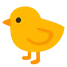 Emoji Baby Chick 🐤 image - Google Noto Color style