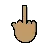 Middle Finger: Medium Skin Tone
