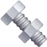 Emoji Dado e bullone 🔩 image - Samsung style