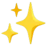 Sparkles Emoji ✨ image - Google Noto Color Animated style