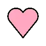 Pinkes Herz Emoji 🩷 image - OpenMoji style