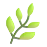 Emoji Erba 🌿 image - Microsoft 3D Fluent style