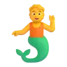 Merperson Emoji 🧜 image - Microsoft 3D Fluent style