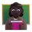 Woman Teacher: Dark Skin Tone