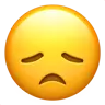 Visage déçu Emoji 😞 image - Apple style