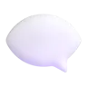 Linke Sprechblase Emoji 🗨 image - Microsoft 3D Fluent style