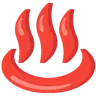 熱水泉 Emoji ♨ image - Google Noto Color style