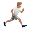 Person Running Facing Right: Medium Skin Tone Emoji 🏃🏽‍➡️ image - Apple style