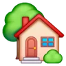 Emoji Casa con giardino 🏡 image - Samsung style
