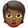 Person: Medium-Dark Skin Tone Emoji 🧑🏾 image - Apple style