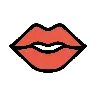 Emoji Bocca 👄 image - OpenMoji style