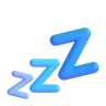 สัญลักษณ์การนอนหลับ Emoji 💤 image - Microsoft 3D Fluent style